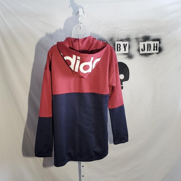 Adidas Hoodie Blue/Burgundy GD9027 Size M women's - Picture 5 of 16